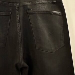 Hudson coated black denim. Size 24. Style Noa Steller.